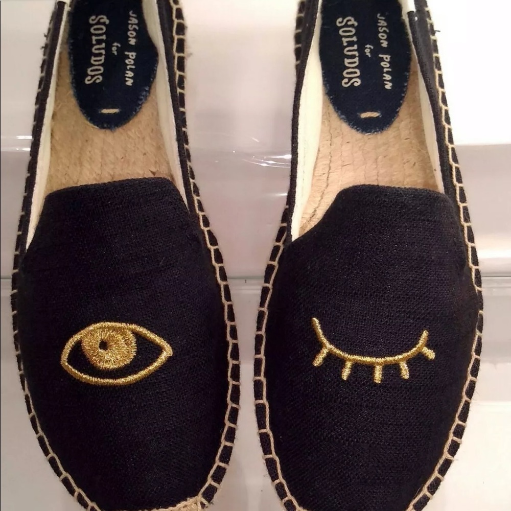 Soludos x Jason Polan Wink Espadrilles 7.5